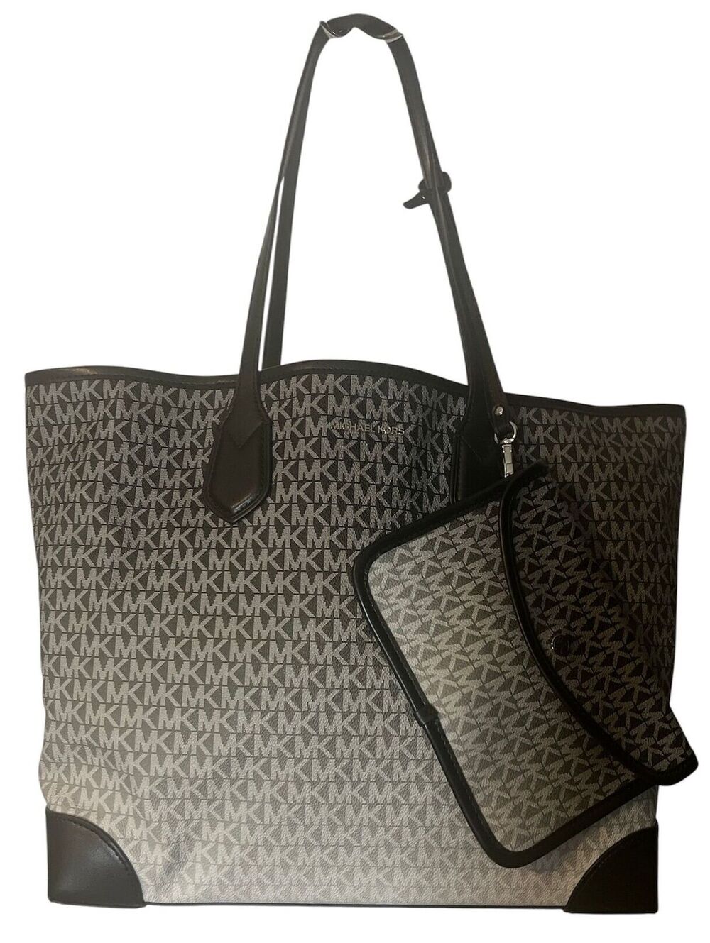 MK107. Michael Kors Eva Large Ombré Signature Tote Bag